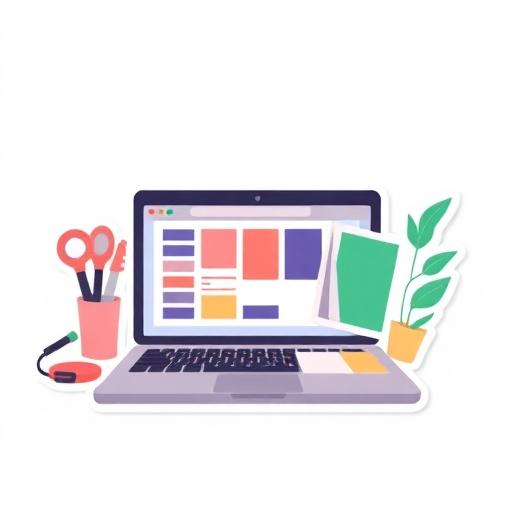 Designer working scene