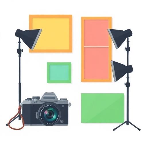 Photographer working scene